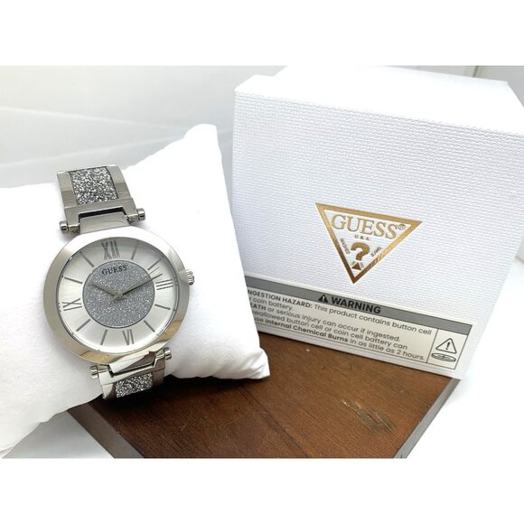 Guess Women\'s Watch U1288L1 Quartz Swarovski Dial Silver Stainless Steel 36mm main image 12